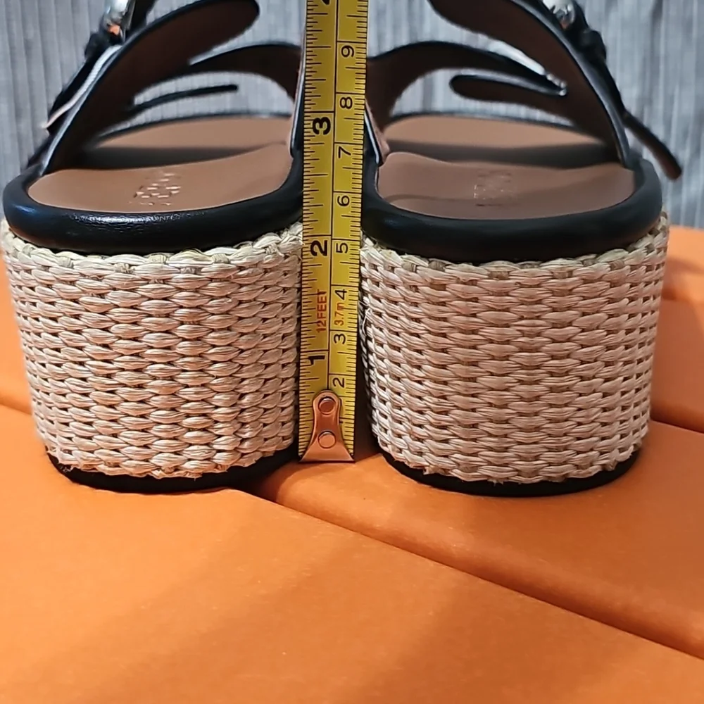 Aerosoles‎ Darcy Wedge Platform Double Buckle Sandal Women’s 7M NWOT Condition
